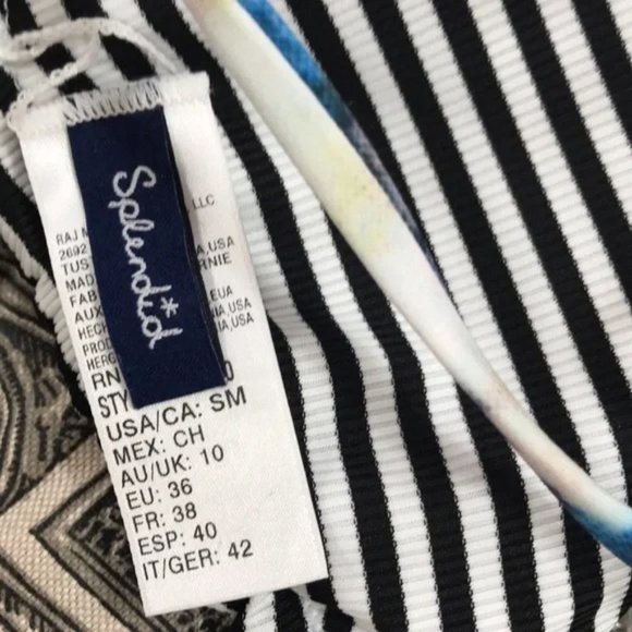 SPLENDID Going Coastal Reversible Triangle Bra - Picture 7 of 9